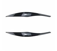 QASULER Sopracciglia for fari, palpebre angolari, copertura for E90 Berlina E91 Touring 2005-2011, accessori for auto, tuning e bodykit. Adesivo per fari(Carbon Look)