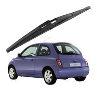 QASULER Spazzola tergicristallo for parabrezza posteriore da 12", for Nissan, for Micra K12 2002-2005, accessori for auto Sostituzione braccio tergicristallo posteriore