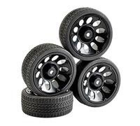 QASULER Speed Tires Inserto ruota spugna, for HSP, 1/10 1:10 Touring Car RC Rim06-6091 Pneumatici per auto RC(Rim06H-6091)