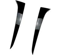 QASULER Spoiler laterale for lunotto posteriore for auto, for Skoda, KAMIQ 2019-2020 Wing Canard Splitter Wings Body Kit Nero lucido Copertura laterale dello spoiler del lunotto posteriore