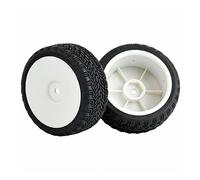 QASULER Spugna for Inserti for Pneumatici 4 Pezzi, for HSP, 1/10 1:10 Auto da Strada RC 9071-8006 Set di Ruote da Corsa RC(White Wheel)