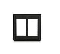 QASULER Supporto for alloggiamento pannello interruttore a bilanciere 2 3 4 6 vie, for interruttori for ricambi auto tipo barca Interruttore marino(2)