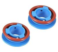 QASULER Supporto for portalampada con base adattatore for faro LED H11 da 2 pezzi, for auto blu Supporto per faro