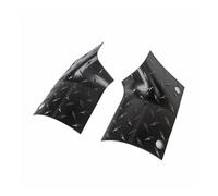 QASULER Una coppia ABS nero adesivo for auto lato anteriore cofano armatura copertura cofano esterno, for Jeep, for Wrangler JL JLU 2018 2019 Griglia del radiatore per auto