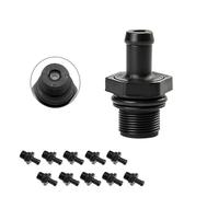 QASULER Valvola PCV da 10 pezzi, for NISSAN, perVersa EX35 G35 350Z Altima, for Infiniti, for FX35, for Mitsubishi, 11810-1KC0A 11810-5H71A 11810-6N201 11810-EA200 Valvola PCV(BLACK Black)