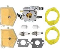 QASULER WT-170-1 WT-170 Carburatore con kit di messa a punto del filtro dell'aria, for motosega Husqvarna 51 55 sostituisce 503281504 Pre-pulitore del filtro dell'aria