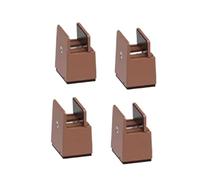 QAUUCP Rialzo per Mobili 4PCS Adjustable Chair Feet Riser Screw Clamp 5Cm Heavy Duty Sofa Tables Bed Furniture Risers With