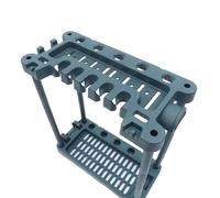 QAUUCP Scaffale per Attrezzi da Giardino Supporto for Attrezzi da Garage, Porta Scopa, mocio, Giardino, Prato, Organizer for riporre Gli