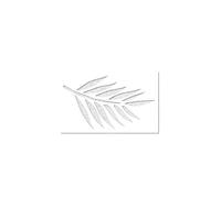 QAUUCP Stencil per Pareti Stencil da 40 cm a 70 for Pittura murale, Grande nicchia Decorativa sul Modello di Serratura, nicchie, mobili, Foglia, Giungla Tropicale(Color 2,XXL 70cmX42cm)