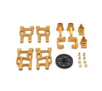 QAWRYV Parti per Auto RC per LC Ptg-2 1/10 10 Pezzi Set Bracci Inferiori Anteriori E Posteriori Parti Rc Auto Fuoristrada Accessori Veicoli Cingolati Aggiornamento Sostituzione Uso(Yellow)
