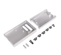 QAWRYV Parti per Auto RC per MN per MN98 per MN99s 1/12 Parti di Aggiornamento per Fissaggio Scheda Circuito per Sedile Portellone Posteriore Telecomando Auto Modifica in Metallo(Silver)