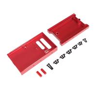 QAWRYV Parti per Auto RC per MN per MN98 per MN99s 1/12 Parti di Aggiornamento per Fissaggio Scheda Circuito per Sedile Portellone Posteriore Telecomando Auto Modifica in Metallo(Red)