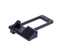 QAWRYV Parti per Auto RC per SCX10 1/10 AR45P CNC in Alluminio Anteriore Bat Servo Mount Portal Axle Low Center of Gravity Servo Bracket Rc Accessorio di Ricambio(Black)