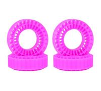 QAWRYV Parti per Auto RC per TRX4M per SCX24 per Fcx24 Ax24 Enduro24 1/18 1/24 1.0 Pneumatici Inserto in Gomma Siliconica Schiuma per Adattare 55 * 20mm Rc Crawler Car Upgrade Parte(Purple)