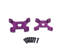 QAWRYV Parti per Auto RC per Wltoys 124017 124019 144001 144010 Rc Car Metal Upgrade Parts Ammortizzatore Anteriore E Posteriore Accessori Parti Upgrade E Sostituzioni(Purple)