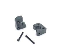 QAWRYV Parti per Auto RC per WLtoys 12427 12428 12423 12429 FY01 FY02 FY03 Fissaggio Dell'asse Posteriore in Metallo RC Car Vehicle Tracked Parts And Accessories Upgrade Replacement Use(Gray)