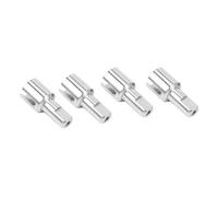 QAWRYV Parti per Auto RC per Wltoys 144001 144002 144010 124007 124016 124017 124018 124019 4 Pezzi Coppa Differenziale in Metallo Diff Cup RC Car Upgrade Parts Accessori(Silver,4pcs)