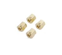 QAWRYV Parti per Auto RC per YiKong YK4082 YK4102 4103 4 Pezzi Adattatore Esteso Esagonale per Ruota da 12 Mm in Ottone con Albero RC Crawler Car Upgrade Parts Replacement Accessory Upgrade(B)