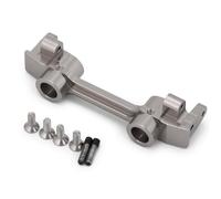 QAWRYV Per Axial Per SCX10 1/10 Ricambio RC Auto Accessori RC Auto Anteriore Posteriore Paraurti Supporto RC Crawler Auto Camion Modello Parti Di Aggiornamento RC Upgrade Parts(Gray,Front)