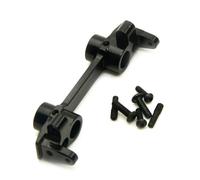 QAWRYV Per Axial Per SCX10 1/10 Ricambio RC Auto Accessori RC Auto Anteriore Posteriore Paraurti Supporto RC Crawler Auto Camion Modello Parti Di Aggiornamento RC Upgrade Parts(Black,Front)