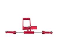 QAWRYV per Vanquish per Phoenix per VS4-10 F10 1/10 RC Crawler Portale ASSE Parti Fai da Te Kit Cilindro dello Sterzo Idraulico Completo con BTA Servo Mount Parti per Auto RC(Red)
