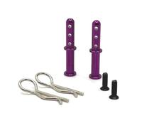 QAWRYV per Wltoys 144001 144010 144016 124016 124017 124018 124019 per RIaarIo Corpo in Metallo Mount Post Shell Colonna RC Auto Parti di Aggiornamento Parti per Auto RC(Purple)