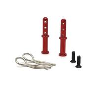 QAWRYV per Wltoys 144001 144010 144016 124016 124017 124018 124019 per RIaarIo Corpo in Metallo Mount Post Shell Colonna RC Auto Parti di Aggiornamento Parti per Auto RC(Red)