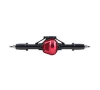 QAWRYV RC Assi Portale Compatibile con Axial per SCX10 per D90 ASSE Posteriore Anteriore in Alluminio/Acciaio con Base Servo per Parti di Aggiornamento per Auto Rock Crawler 1/10 RC(Color1,Rear Axle)