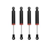 QAWSED Ammortizzatori RC Upgrade Compatibile con Axial per SCX10 90046 per Traxxas per TRX4 1/10 RC CRA 4 Pezzi Incorporato per Ammortizzatore Ammortizzatore in Metallo da 100 Mm A Molla