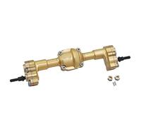 QAWSED Compatibile con FMS per FCX18 per FCX24 1/24 1/18 RC Car Upgrade Parte Modifica Accessorio ASSE Anteriore Posteriore in Ottone CNC RC ASSE dell'auto