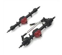 QAWSED Compatible avec MN82 LC79 pour MN78 pour MN168 pour MN D90 FJ45 pour MN99s D91 D96 1/12 Ensemble D'essieux Avant Et Arrière En Métal pour Voitures Radiocommandées RC ASSE dell'auto