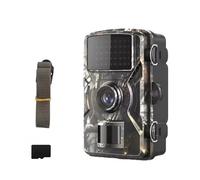 QAXRZCUCD Caccia Trail Camera 1080P Rilevatore Di Animali Selvatici HD Trigger Impermeabile Cam Sicurezza Trappole For Foto All'aperto Immagini E Video Nitidi(With 16GB)