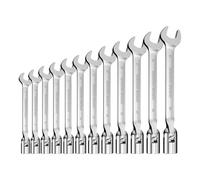 QAXRZCUCD Chiave A Bussola Con Testa Girevole Da 8 Mm A 19, Combinata Aperta, Strumento For La Riparazione Di Auto Precisione Per Spazi Ristretti(12pcs-8-19mm)