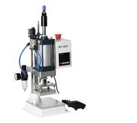 QAXRZCUCD Macchina Pneumatica da Tavolo for Stampa A Caldo, Marcatura del Logo in Pelle, Plastica E Legno Posizione Precisa(Branded Q80)