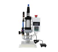 QAXRZCUCD Macchina Pneumatica da Tavolo Piccola for Stampaggio A Caldo E Marcatura QS80, Pelle, Legno, Carta, for A Logo Posizione Precisa(1)