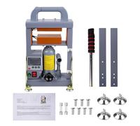 QAXRZCUCD Pressa A Caldo Idraulica Manuale da 5 Tonnellate, Piastra Riscaldante Doppia 600 W, Macchina for L'estrazione di Colofonia Posizione Precisa