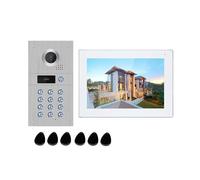 QAXRZCUCD Videocitofono Da 10 Pollici Tuya Wireless Wifi 1080p For Domestico Con Password, Di Sblocco Scheda Scorrimento Sharp Live View(P218S1M121W1-86-FHD)