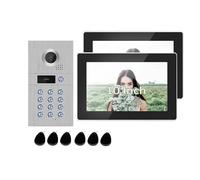 QAXRZCUCD Videocitofono Da 10 Pollici Tuya Wireless Wifi 1080p For Domestico Con Password, Di Sblocco Scheda Scorrimento Sharp Live View(P218S1M121B2-86-FHD)