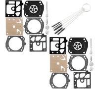 QAZAKY 2pc carburatore a Membrana Guarnizione Rebuild Kit di Riparazione di Ricambio per Walbro K24-HDA Husqvarna 340 345 359 346XP 357XP 359EPA XP EPA HDA-181
