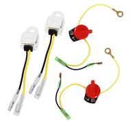 Qazaky, sensore di allarme a basso contenuto di olio + interruttore di arresto motore onoff per GX160, GX200, GX240, GX270, GX340, GX390, 5.5HP, 6.5HP, 8HP, 9HP, 11HP, 13HP, generatore di motore,