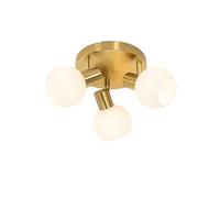 QAZQA anouk - Faretto Art déco - 3 luce - Ø 35 cm - Oro - Art déco - Soggiorno I Camera da letto I Sala da Pranzo I Cucina