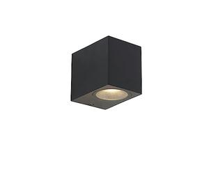 Qazqa baleno - Appliques Moderno - 1 luce - L 65 mm - Nero - Design - Illuminazione esterna