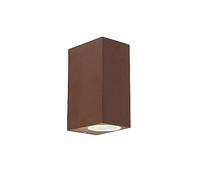 Qazqa baleno - Appliques Rustico - 2 luce - L 65 mm - Ruggine - Design I Rustico - Illuminazione esterna