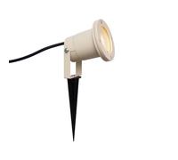 Qazqa basic - Faretto con palo da giardino Moderno - 1 luce - L 11 cm - Beige - Moderno - Illuminazione esterna