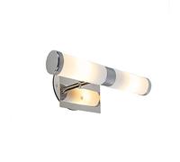 Qazqa bath - Appliques Moderno - 2 luce - L 223 mm - Cromo - Design - Bagno