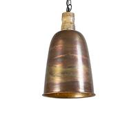 Qazqa burn - Lampada a sospensione Rustico - 1 luce - Ø 275 mm - Rame - Rustico - Soggiorno I Camera da letto I Sala da Pranzo I Cucina