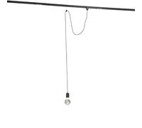 QAZQA cavalux - Lampada a sospensione Moderno - 1 luce - Ø 2.5 cm - Nero - Moderno - Soggiorno I Camera da letto I Sala da Pranzo I Cucina