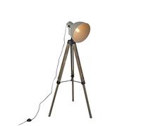 Qazqa laos - Lampada da tavolo tripode Industriale - 1 luce - Ø 700 mm - Marrone - Industriale - Soggiorno I Camera da letto I Sala da Pranzo I Cucina