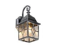 Qazqa london - Lanterna da parete rustico - 1 luce - L 15.1 cm - Argento - Design I Rustico - Illuminazione esterna