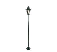 Qazqa new orleans - Palo da giardino Classico - 1 luce - Ø 23 cm - Verde - Design I Rustico - Illuminazione esterna